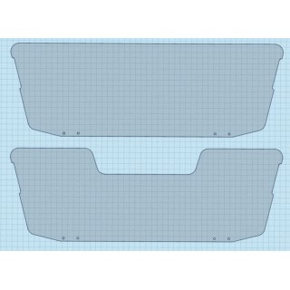 Saute-vent (anti remous - coupe vent) Mazda MX5 ND RF (2015- AUJOURD'HUI) ET FIAT 124 (2015-2019)
