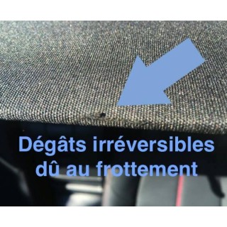 Cales anti frottement de la capote