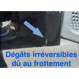 Cales anti frottement de la capote